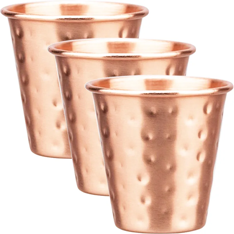 Copper Cocktail Mug - 3개 세트 새 상품 60ml 100%