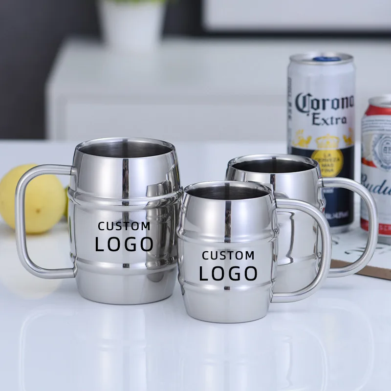 Copper Cocktail Mug - 스테인리스 스틸 레이저 조각 맥주 컵,