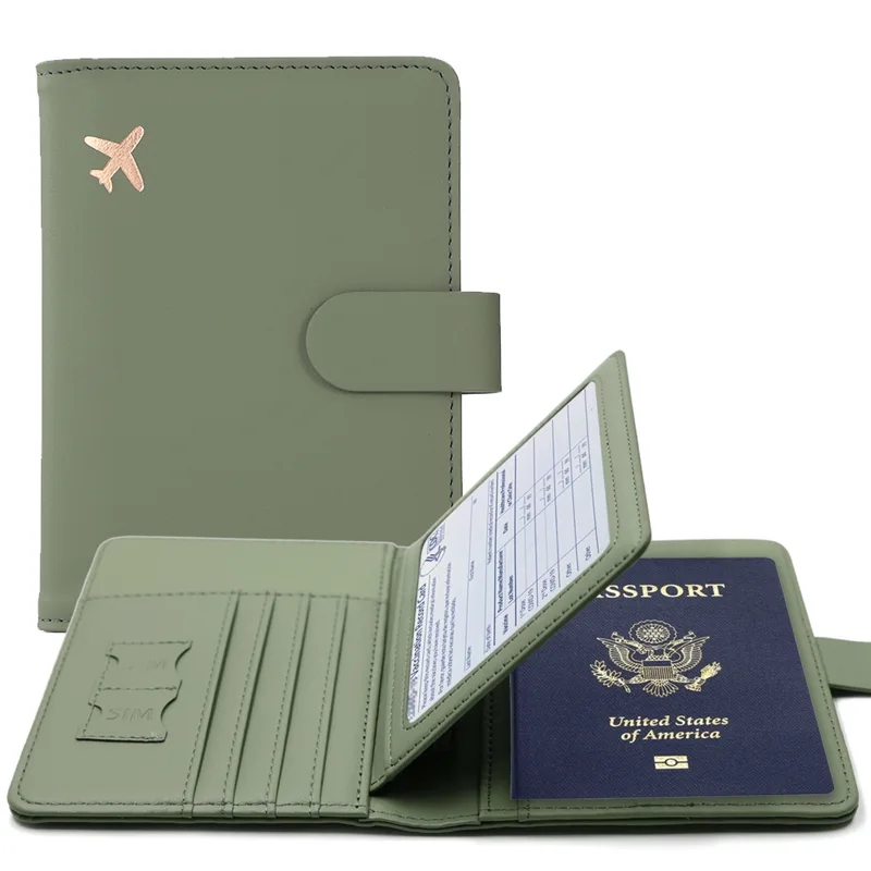 Leather Passport Cover - RFID 여권 커버 케이스 여권 홀더
