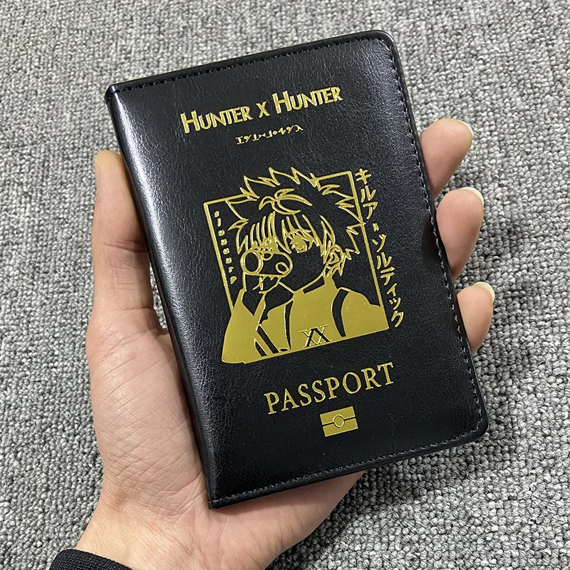 Leather Passport Cover - 애니메이션 헌터 X 헌터 여권 커버
