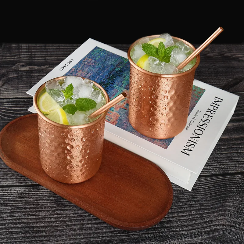 100% 400ml 구리 모스크바 뮬 머그컵 (빨대 포 - Copper Cocktail Mug 리뷰 및 가격
