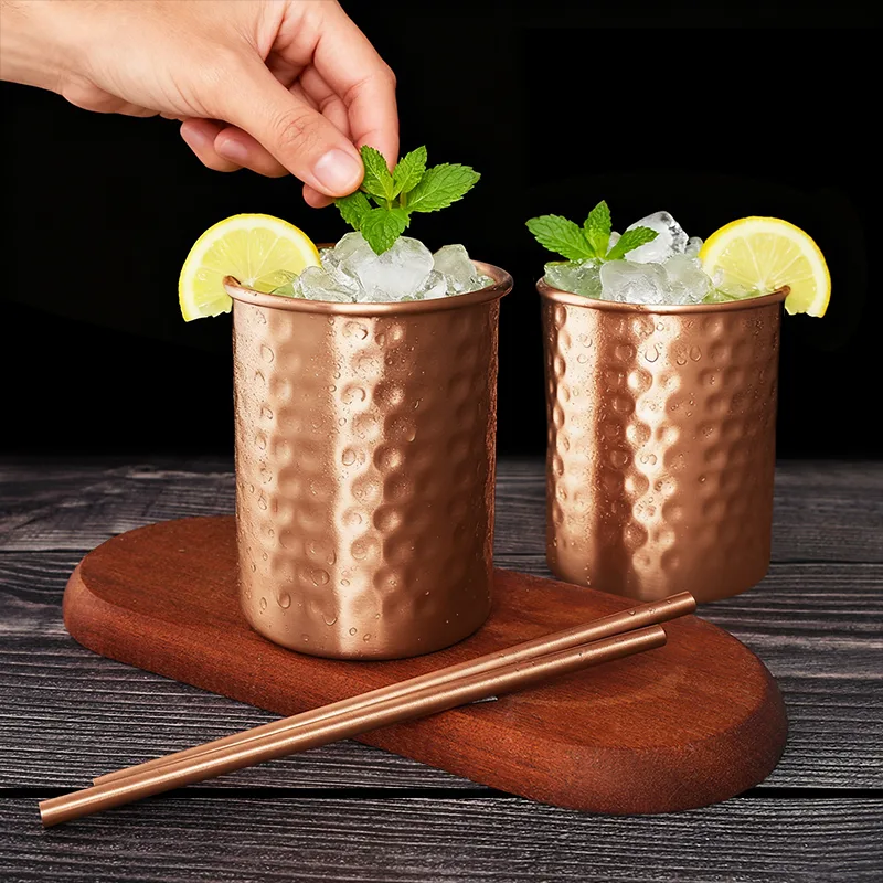 100% 400ml 구리 모스크바 뮬 머그컵 (빨대 포 - Copper Cocktail Mug 리뷰 및 가격