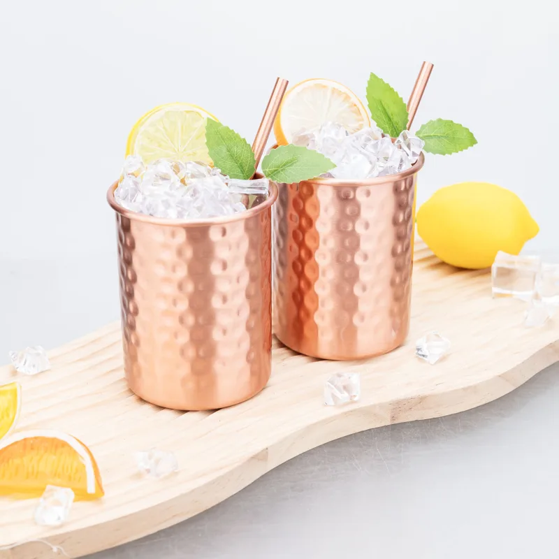 100% 400ml 구리 모스크바 뮬 머그컵 (빨대 포 - Copper Cocktail Mug 리뷰 및 가격