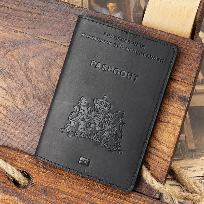 네덜란드 여권 커버 - 신용 카드 슬롯 및 RFID 차 - Leather Passport Cover 리뷰 및 가격