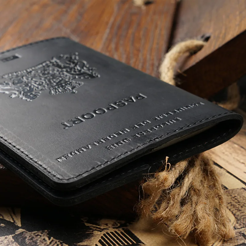 네덜란드 여권 커버 - 신용 카드 슬롯 및 RFID 차 - Leather Passport Cover 리뷰 및 가격