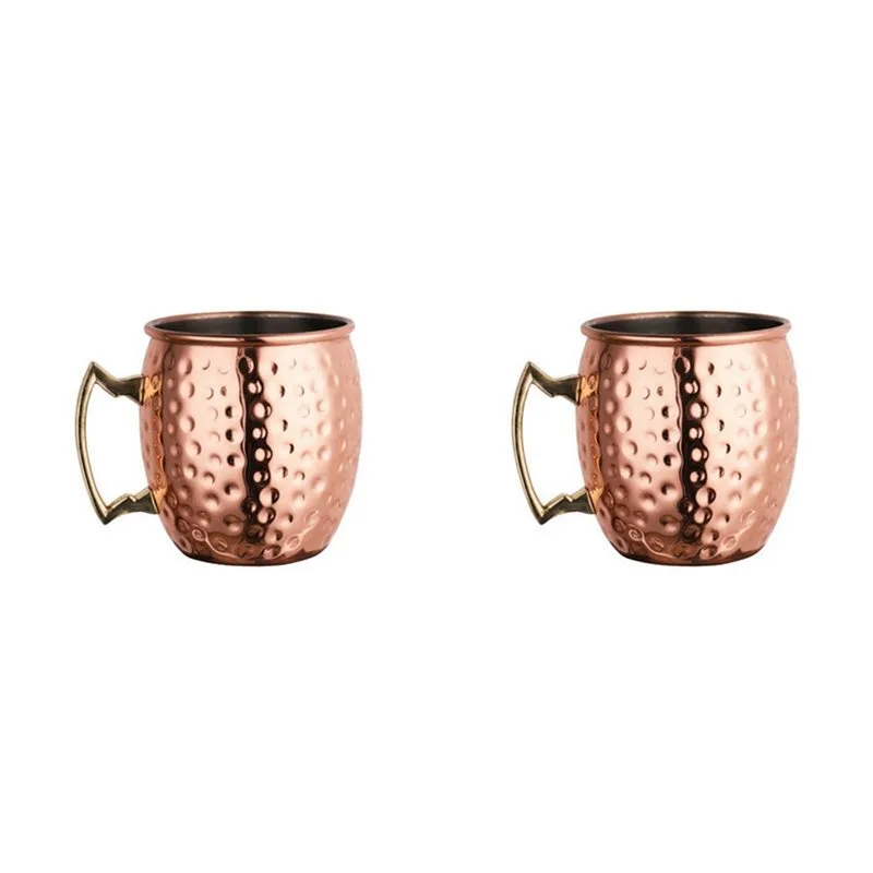 JHD 2X 모스크바 뮬 컵 스테인리스 스틸 칵테일 머 - Copper Cocktail Mug 리뷰 및 가격