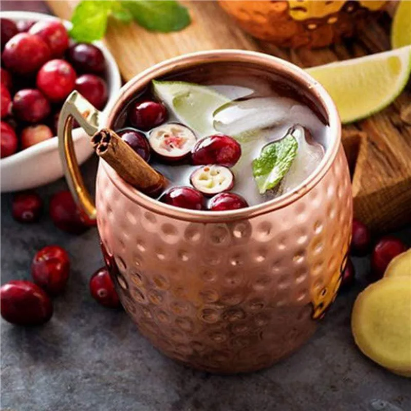 JHD 2X 모스크바 뮬 컵 스테인리스 스틸 칵테일 머 - Copper Cocktail Mug 리뷰 및 가격
