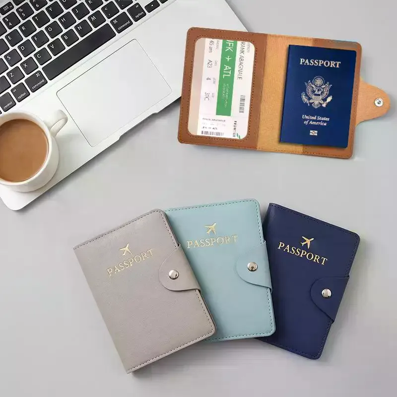 스냅 잠금장치가 있는 PU 가죽 여권 커버, 여성 및  - Leather Passport Cover 리뷰 및 가격