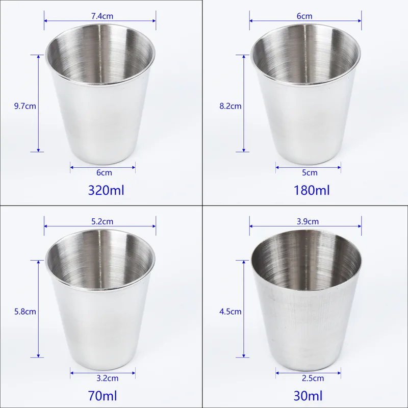 스테인레스 스틸 금속 컵 맥주 컵 30/70/180/3 - Copper Cocktail Mug 리뷰 및 가격