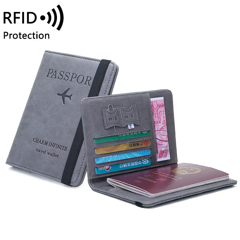 남녀공용 PU 가죽 여권 홀더 - 신용/신분증 및 티켓 - Leather Passport Cover 리뷰 및 가격