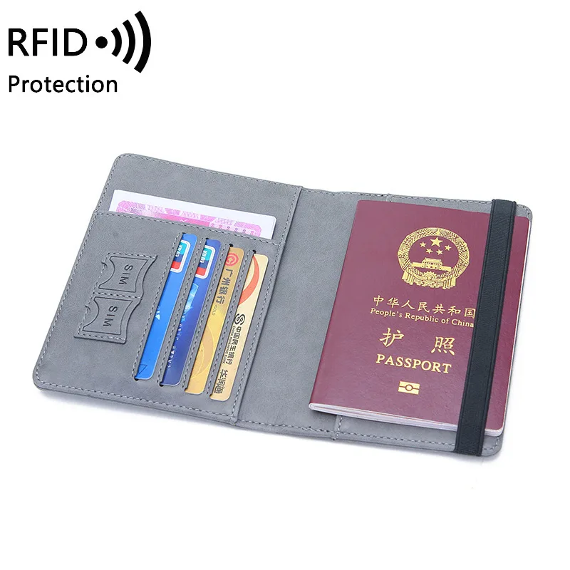 남녀공용 PU 가죽 여권 홀더 - 신용/신분증 및 티켓 - Leather Passport Cover 리뷰 및 가격