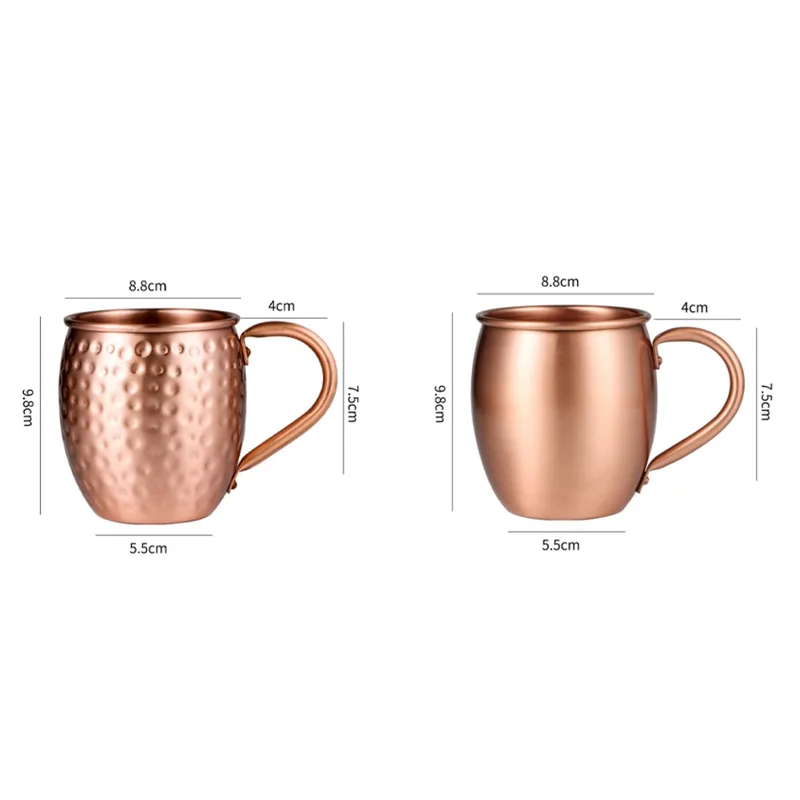 100% 순수 구리 머그잔 드럼 컵, 칵테일 컵, 레스 - Copper Cocktail Mug 리뷰 및 가격
