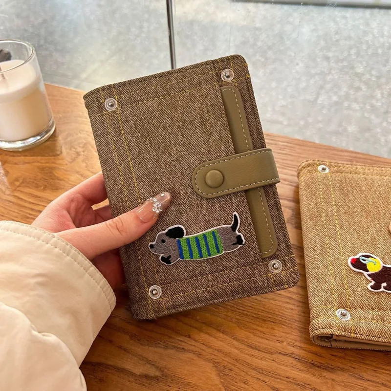 만화 자수 여권 케이스 데님 PU 가죽 여행 서류 정리 - Leather Passport Cover 리뷰 및 가격