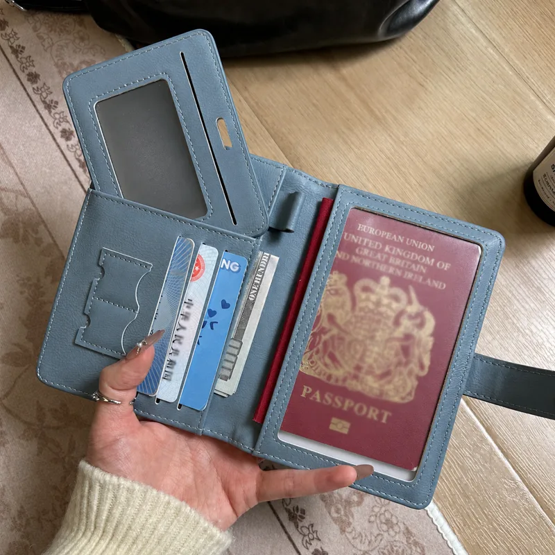 만화 자수 여권 케이스 데님 PU 가죽 여행 서류 정리 - Leather Passport Cover 리뷰 및 가격