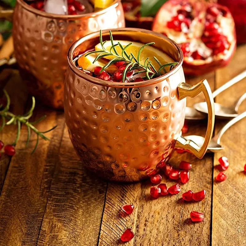 1-6PCS 칵테일 와인 컵 모스크바 뮬 머그 스테인레 - Copper Cocktail Mug 리뷰 및 가격