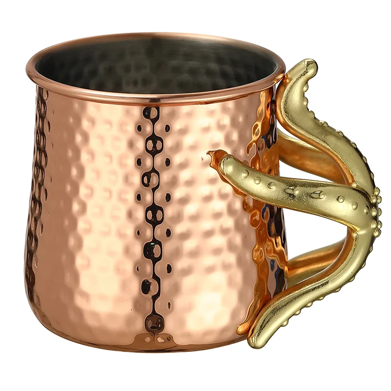 망치로 쳐진 구리 도금 스테인레스 스틸 모스크바 뮬 구 - Copper Cocktail Mug 리뷰 및 가격