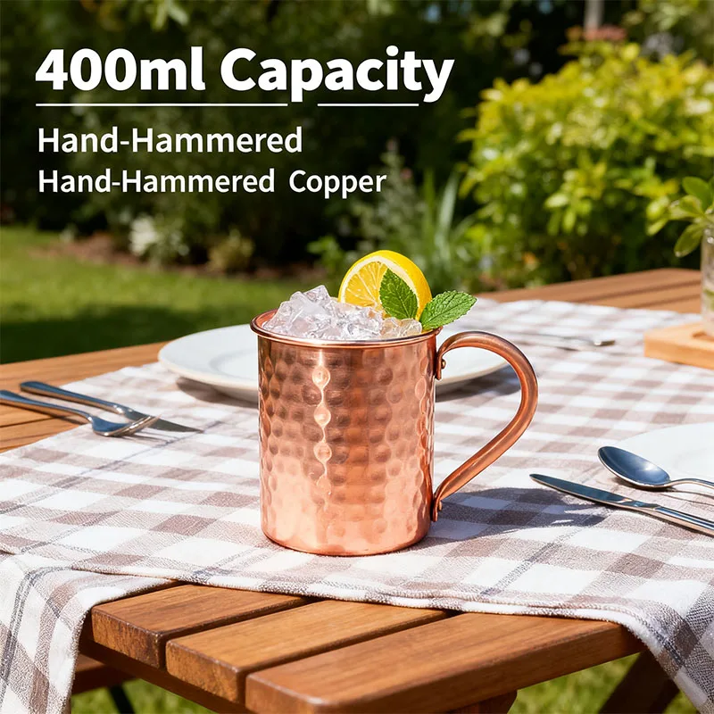 새로운 100% 구리 컵 순수 통구리 모스크바 뮬 순수 - Copper Cocktail Mug 리뷰 및 가격