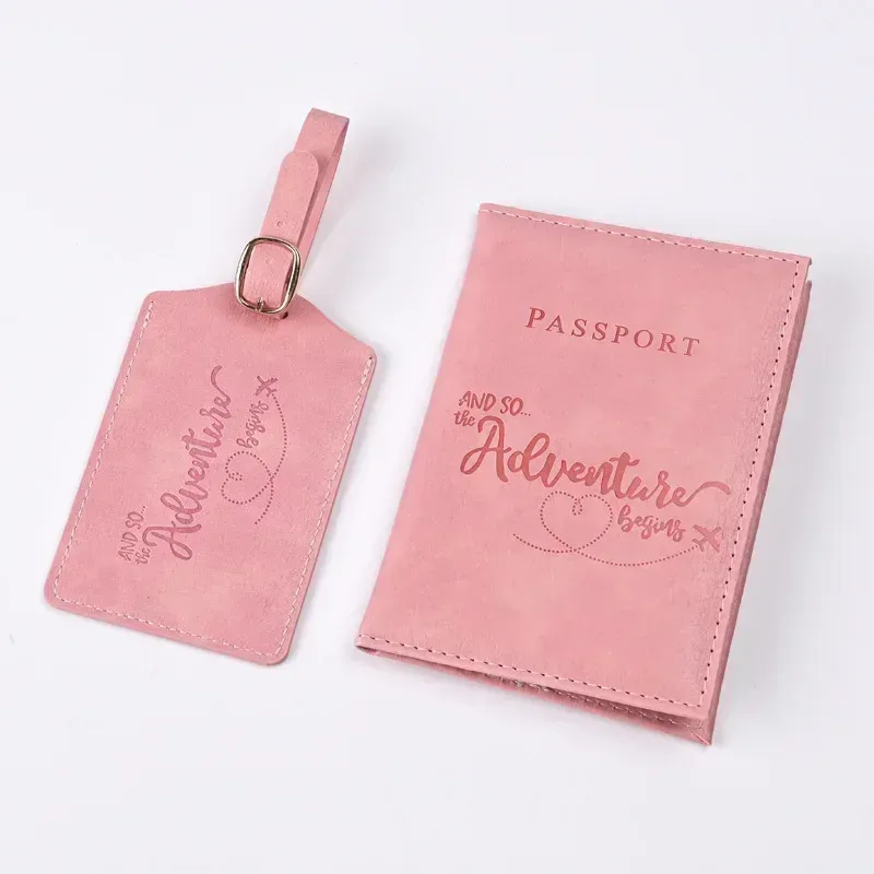 남녀공용 보라색 PU 가죽 여권 거치대, 티켓 클립,  - Leather Passport Cover 리뷰 및 가격