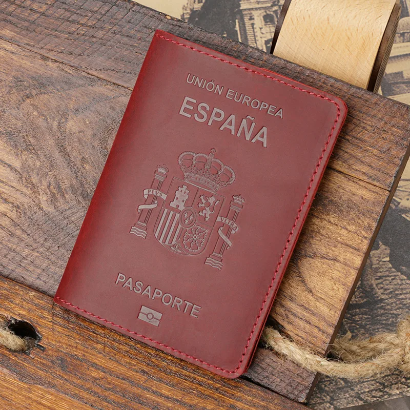 AIGUONIU 하이 엔드 스페인 정품 가죽 여권 커버 - Leather Passport Cover 리뷰 및 가격